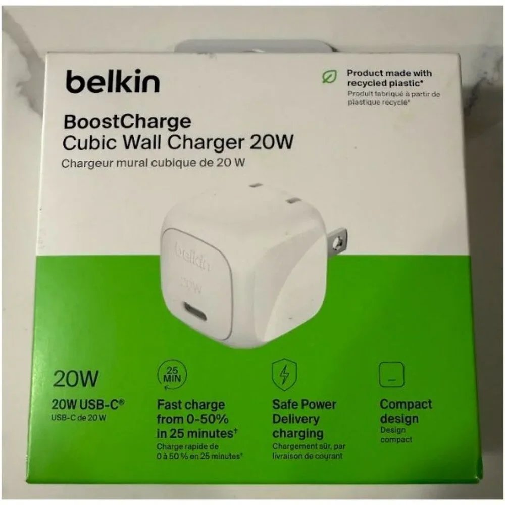 Belkin Compact USB-C Wall Charger 20W